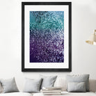 Aqua Purple Ombre Glitter #1 #decor #art by Anita & Bella Jantz on GIANT ART - blue photo manipulation