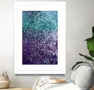 Aqua Purple Ombre Glitter #1 #decor #art by Anita & Bella Jantz on GIANT ART - blue photo manipulation