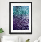 Aqua Purple Ombre Glitter #1 #decor #art by Anita & Bella Jantz on GIANT ART - blue photo manipulation