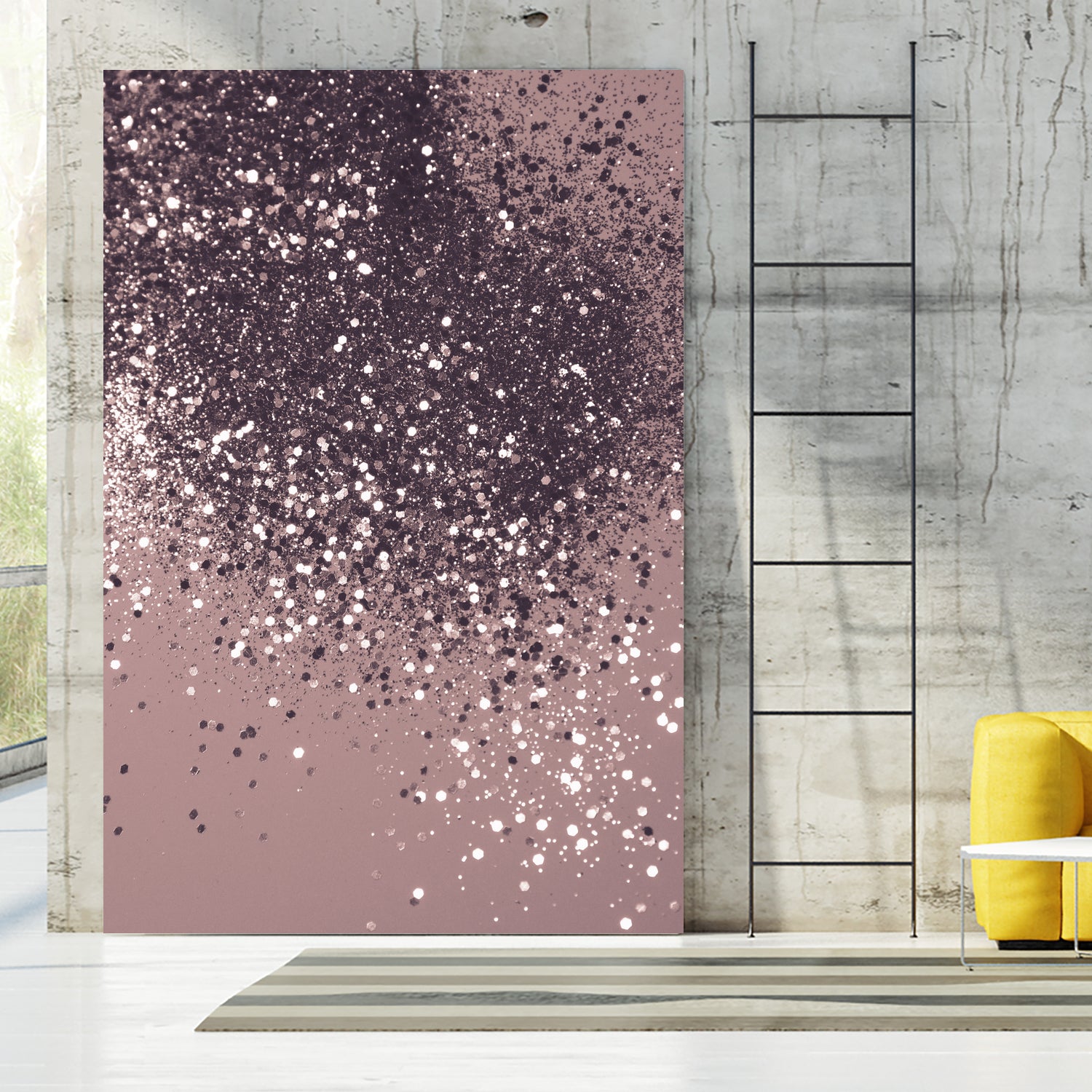 Sparkling Mauve Lady Glitter #3 #shiny #decor #art by Anita & Bella Jantz on GIANT ART - fuchsia photo manipulation