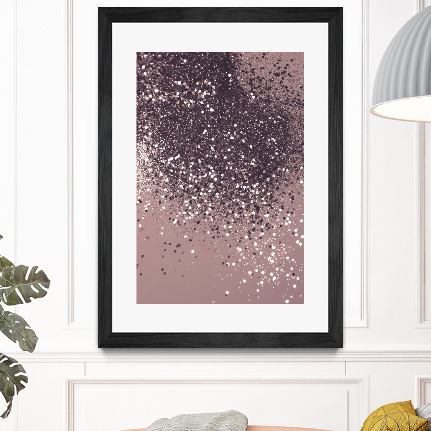 Sparkling Mauve Lady Glitter #3 #shiny #decor #art by Anita & Bella Jantz on GIANT ART - fuchsia photo manipulation