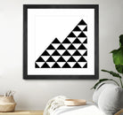 Abstract geometric pattern - black and white. by Keren Shiker on GIANT ART - black digital painting