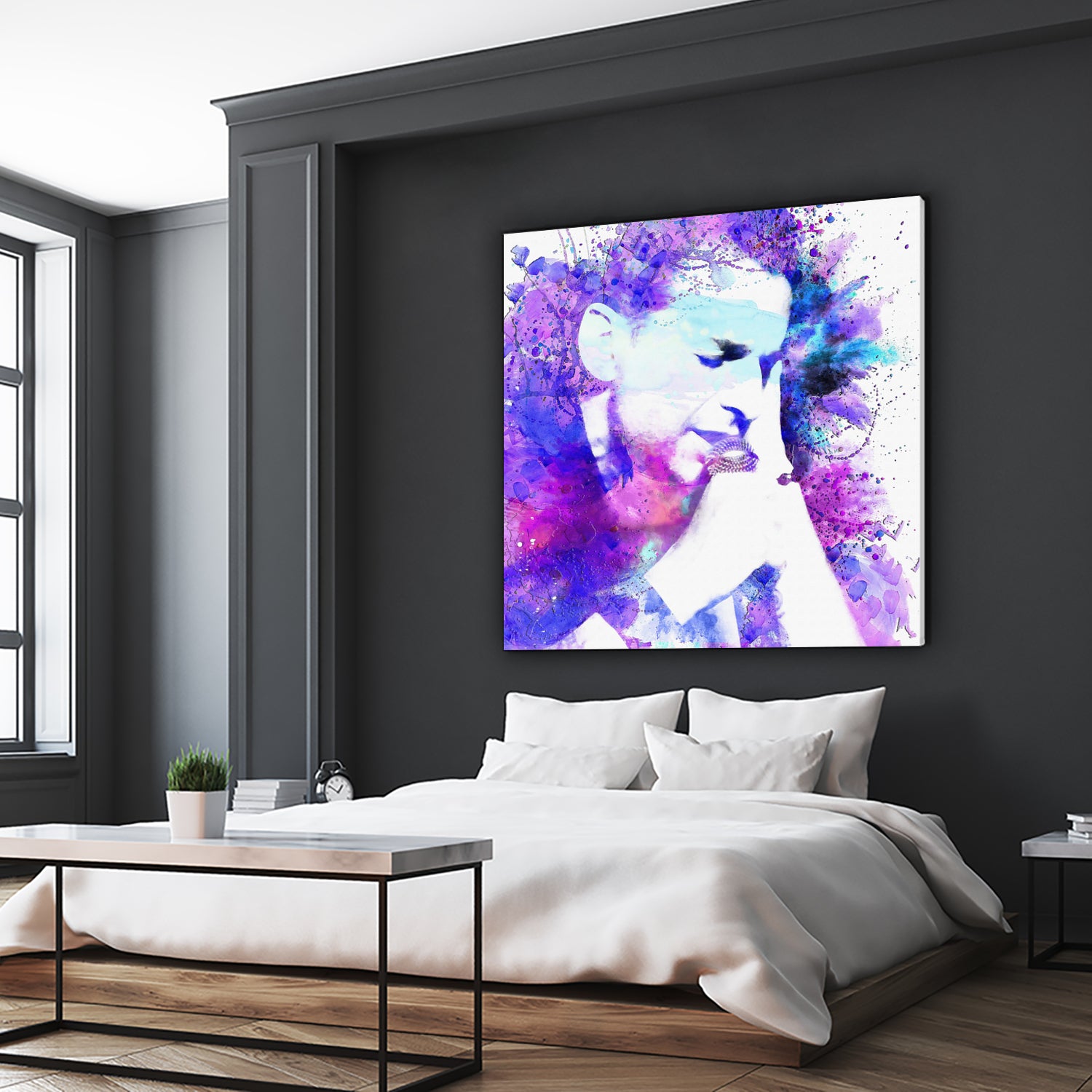 Dave Gahan by DARIA GRACHEVA on GIANT ART - fuchsia digital painting