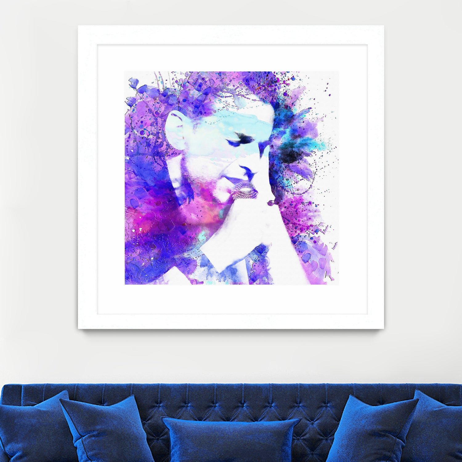 Dave Gahan by DARIA GRACHEVA on GIANT ART - fuchsia digital painting