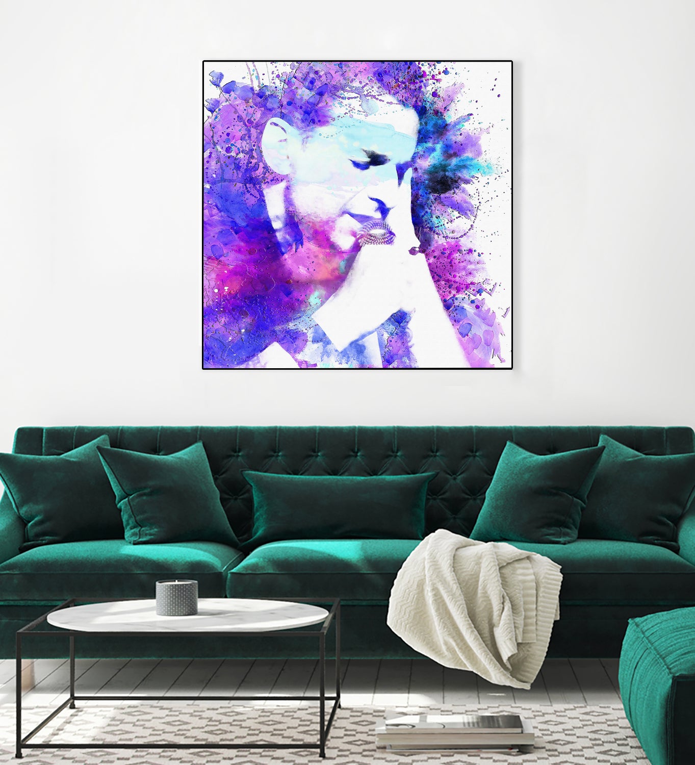 Dave Gahan by DARIA GRACHEVA on GIANT ART - fuchsia digital painting