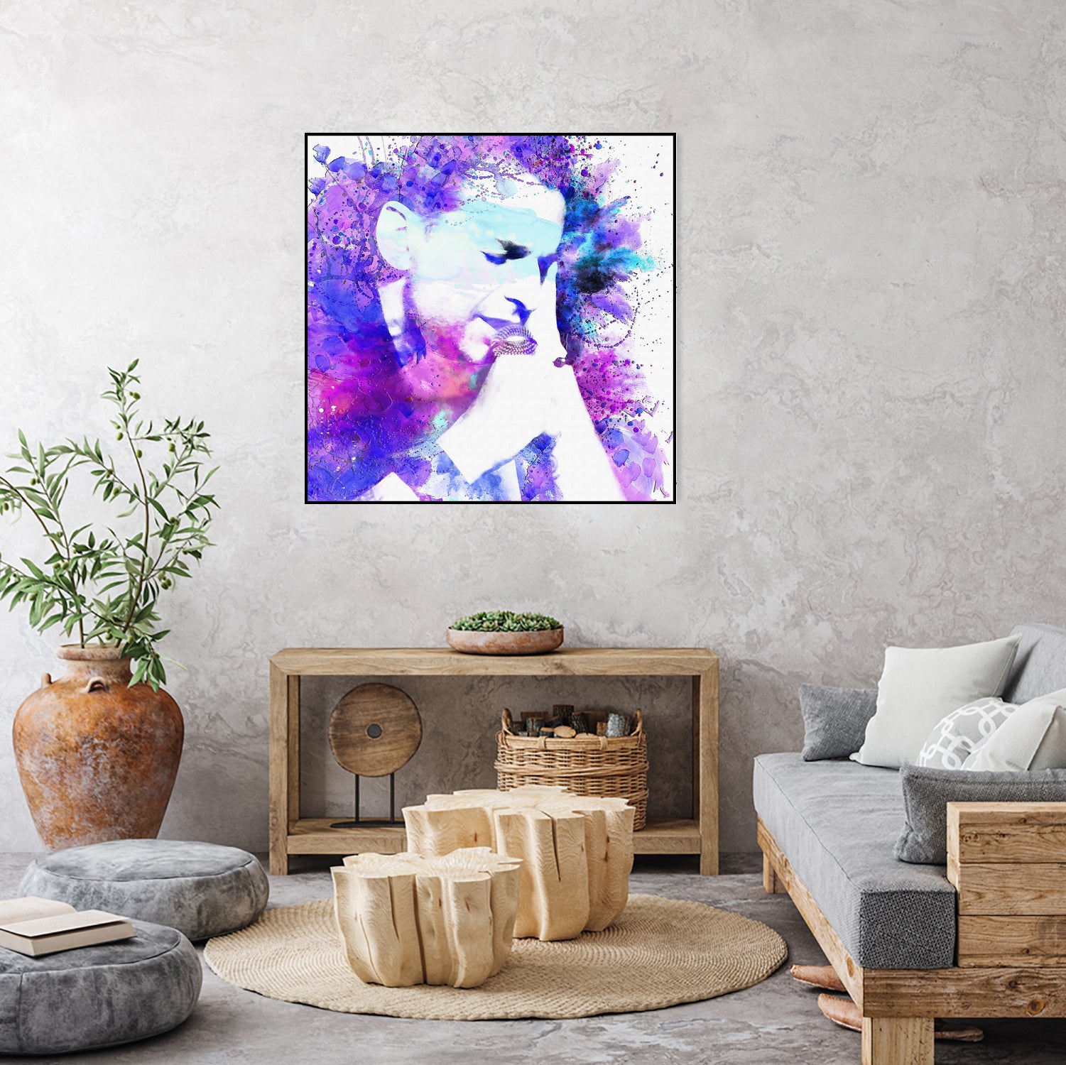 Dave Gahan by DARIA GRACHEVA on GIANT ART - fuchsia digital painting