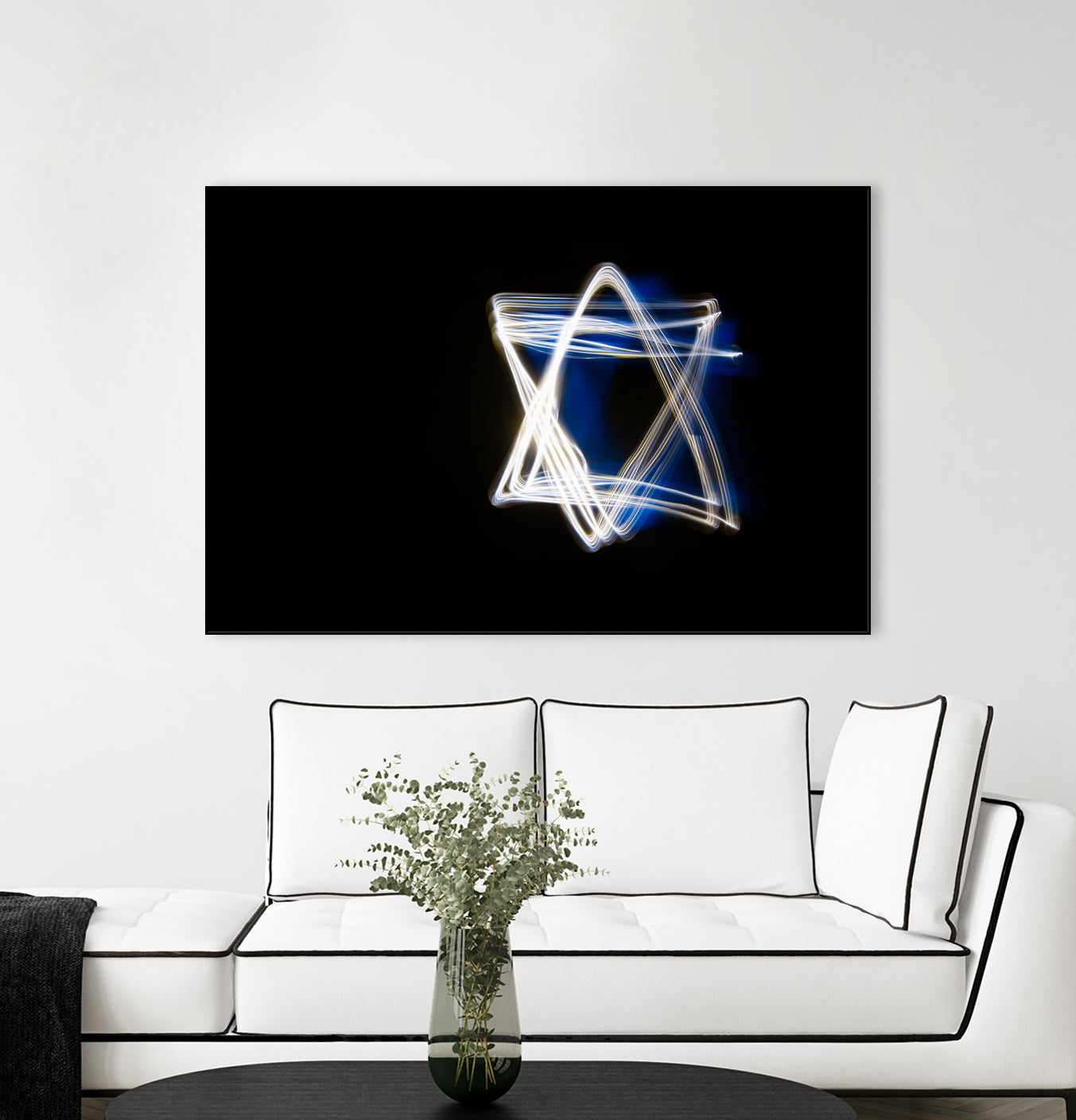 Shield of David by Maor Winetrob on GIANT ART - blue processing/programming