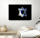 Shield of David by Maor Winetrob on GIANT ART - blue processing/programming