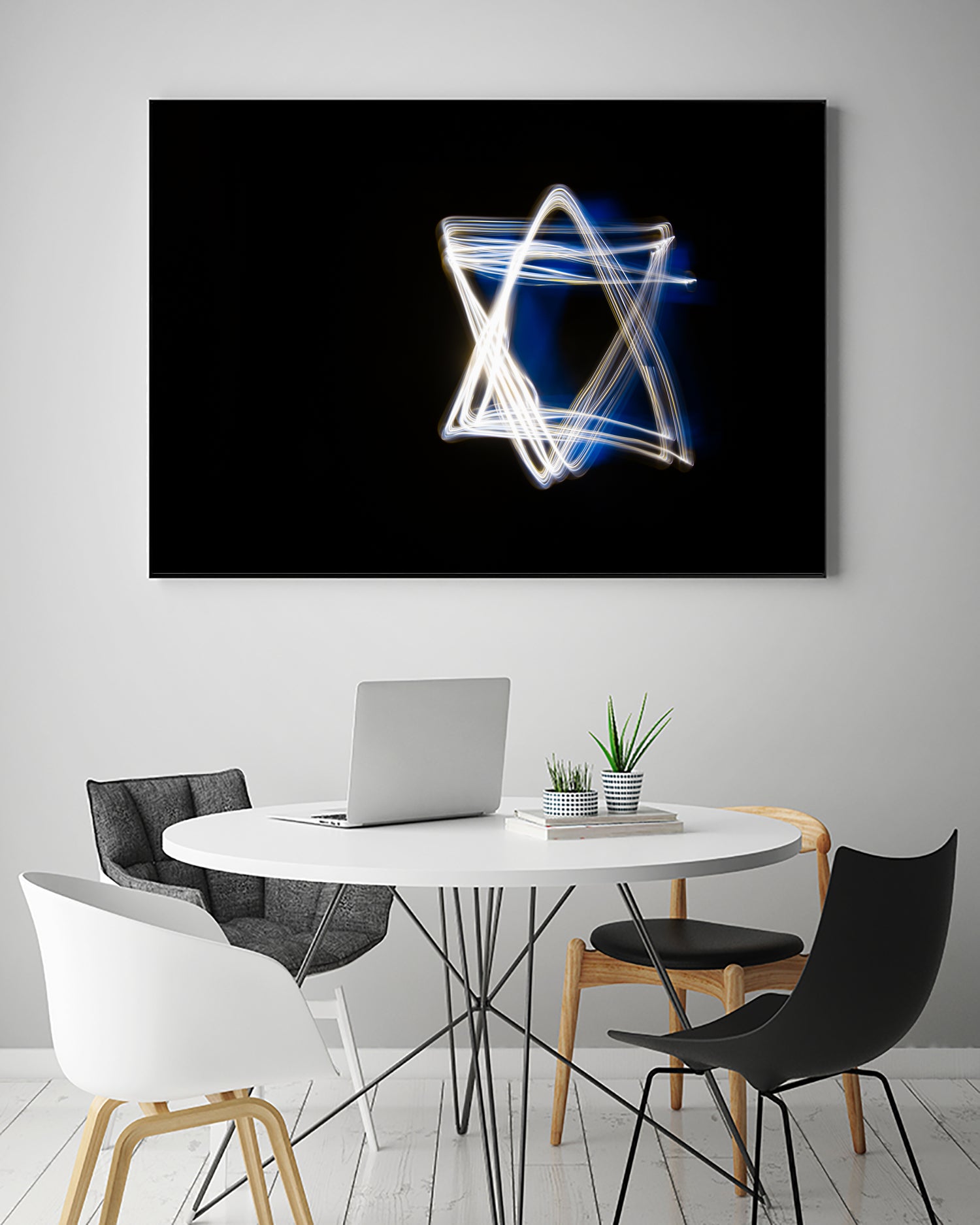 Shield of David by Maor Winetrob on GIANT ART - blue processing/programming