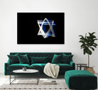 Shield of David by Maor Winetrob on GIANT ART - blue processing/programming