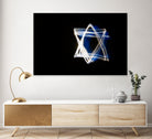 Shield of David by Maor Winetrob on GIANT ART - blue processing/programming