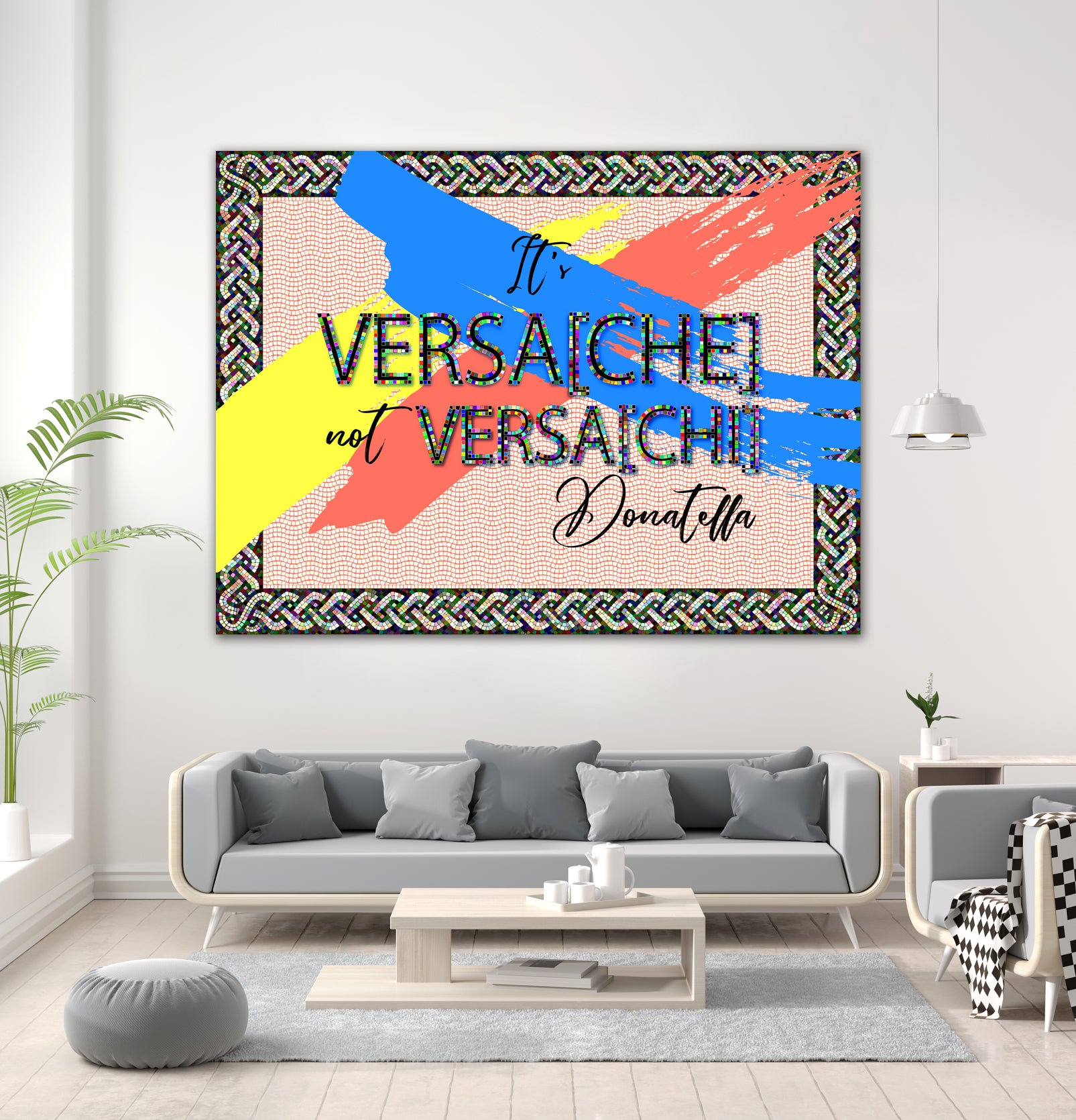 It's Versace not Versaci by Oksana Pinchuk on GIANT ART - orange digital painting