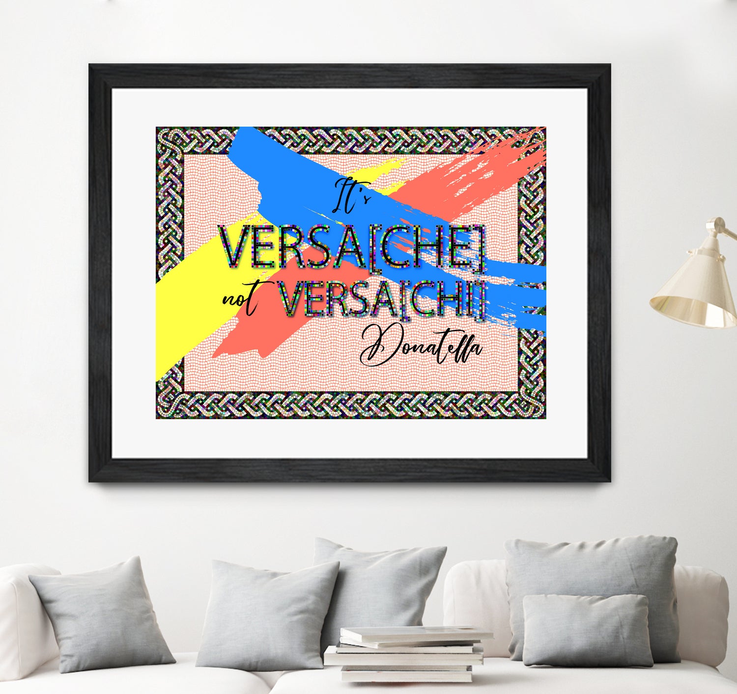 It's Versace not Versaci by Oksana Pinchuk on GIANT ART - orange digital painting