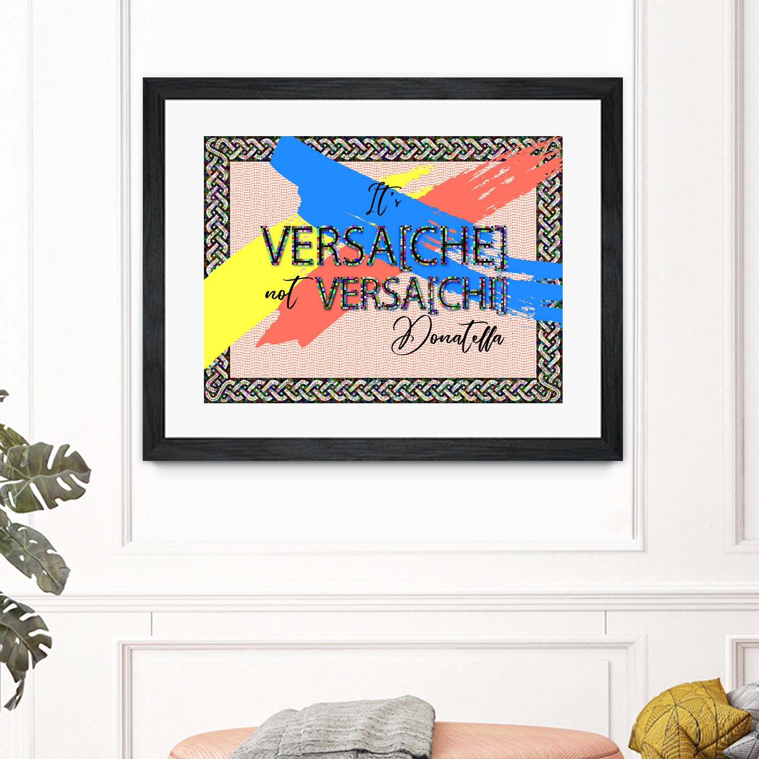 It's Versace not Versaci by Oksana Pinchuk on GIANT ART - orange digital painting