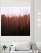 Forest Moon by Robin Willems on GIANT ART - red digital painting