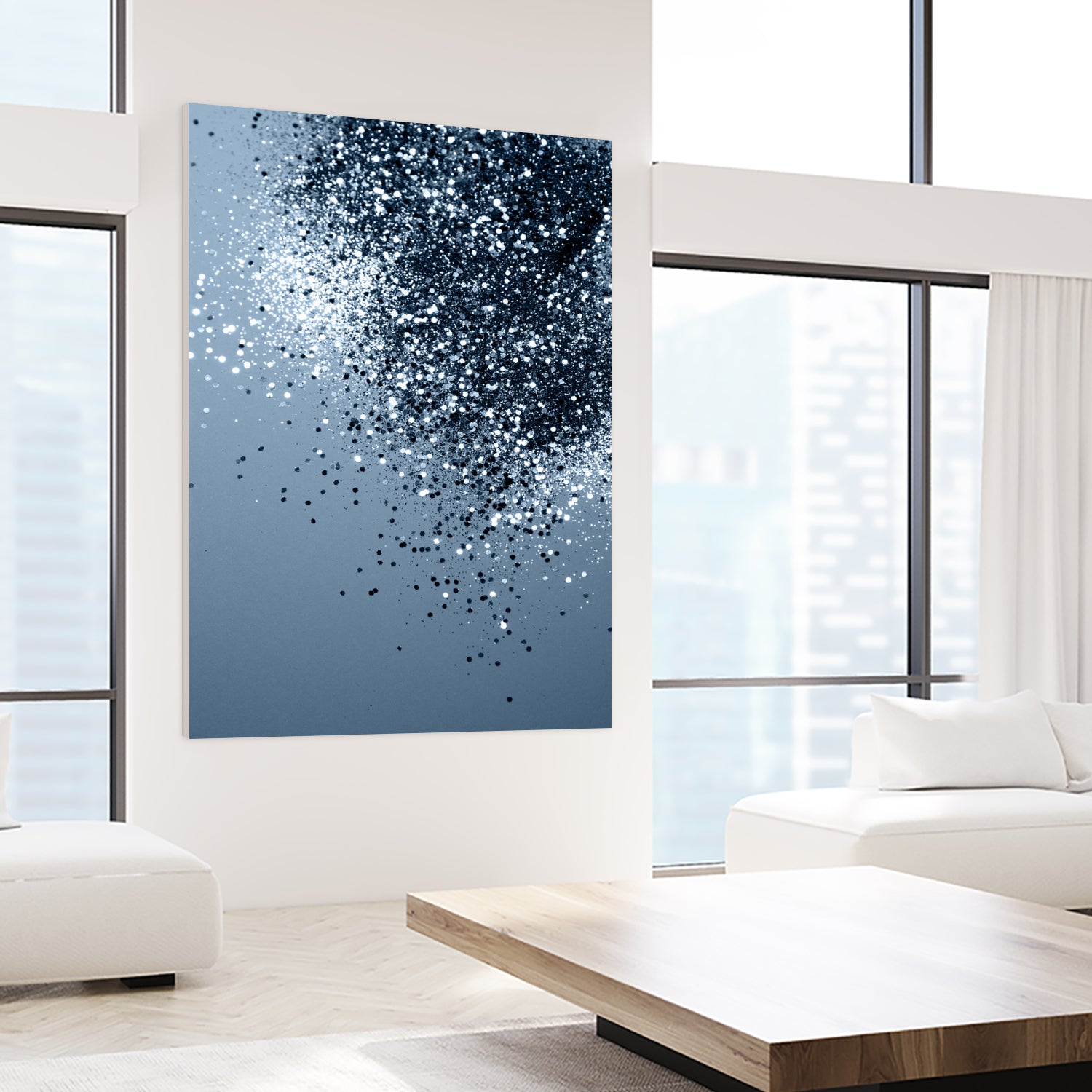 Sparkling Blue Lady Glitter #2 #shiny #decor #art by Anita & Bella Jantz on GIANT ART - blue photo manipulation