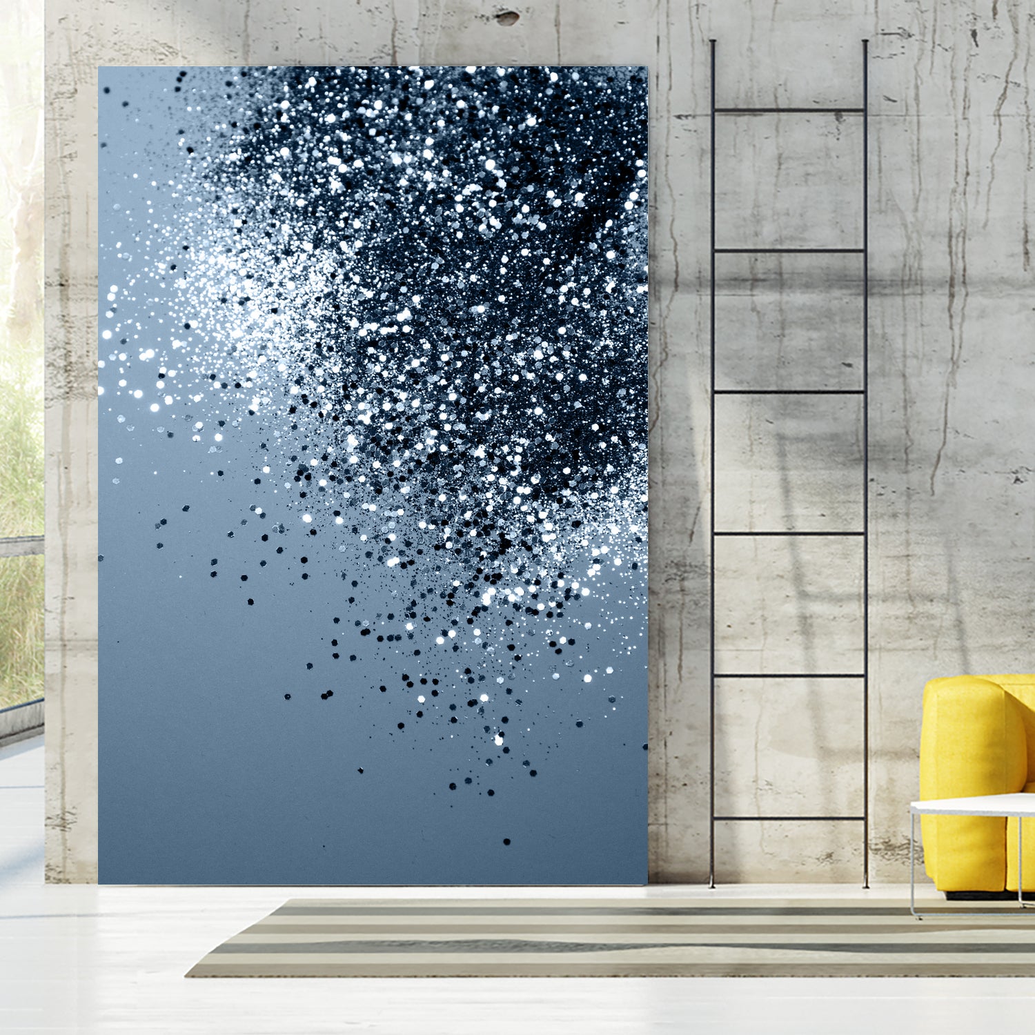 Sparkling Blue Lady Glitter #2 #shiny #decor #art by Anita & Bella Jantz on GIANT ART - blue photo manipulation