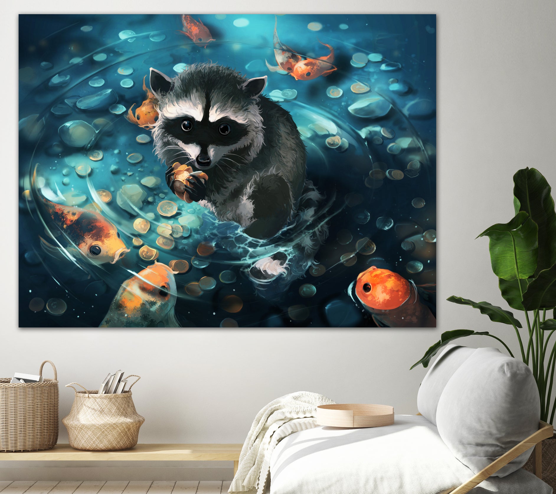 The seven deadly sins : GREED by Cyril Rolando on GIANT ART - blue digital painting