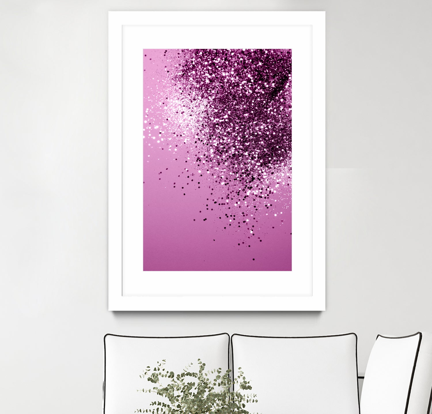 Sparkling Pink Lady Glitter #1 #shiny #decor #art by Anita & Bella Jantz on GIANT ART - pink photo manipulation