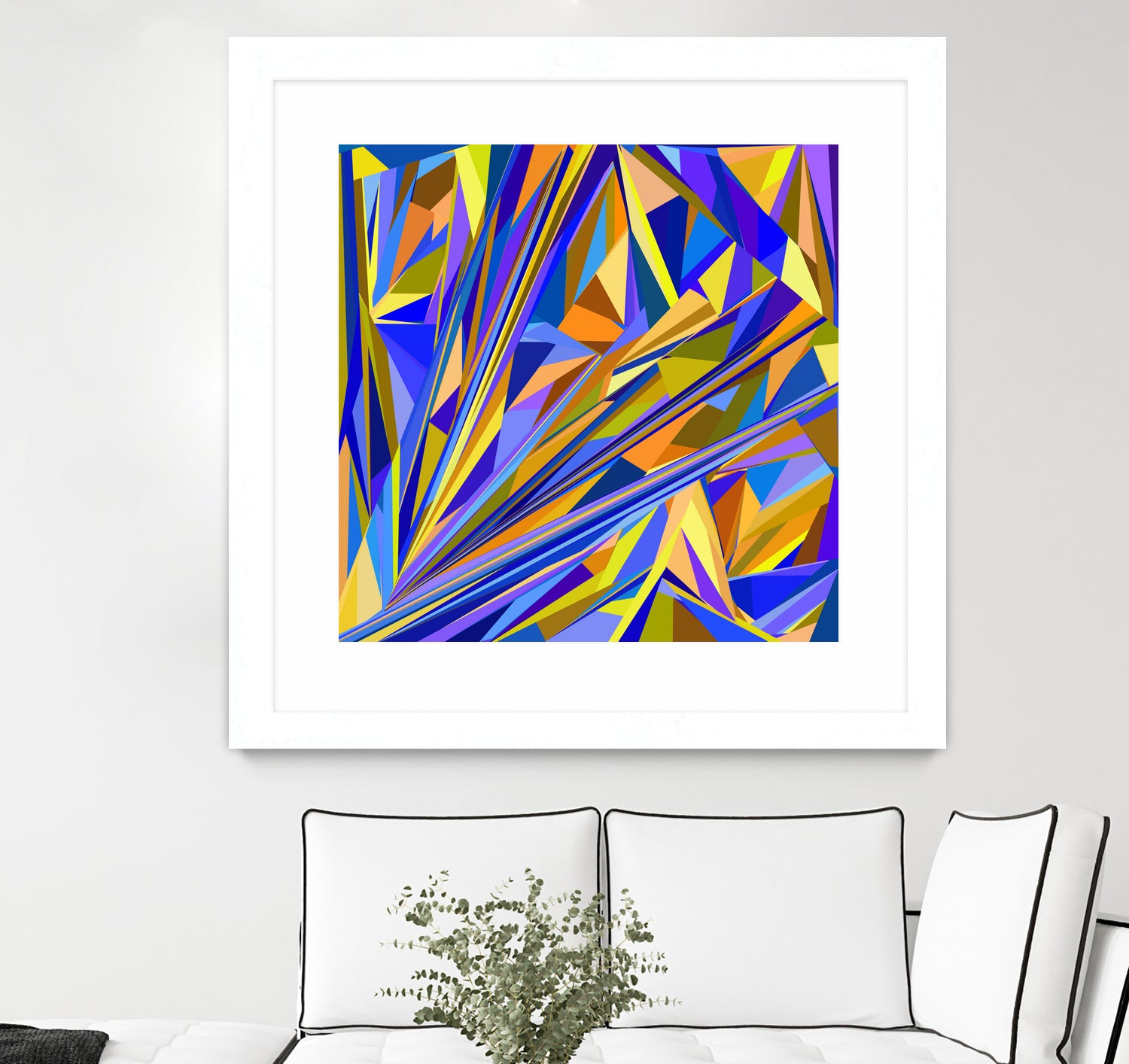 Kandinsky geometry by Dmitry Chernov on GIANT ART - orange digital drawing