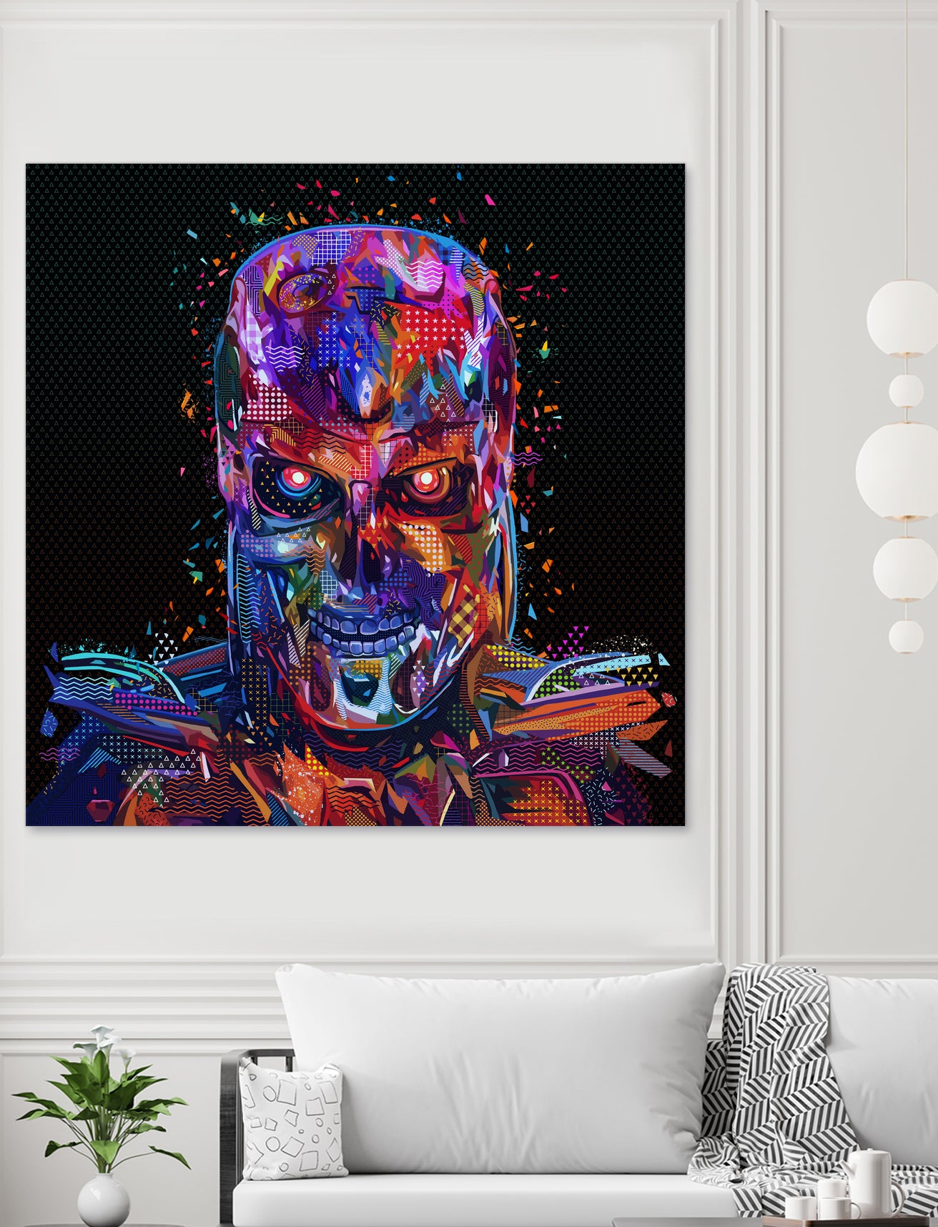 Pop Terminator by Alessandro Pautasso on GIANT ART - black digital painting