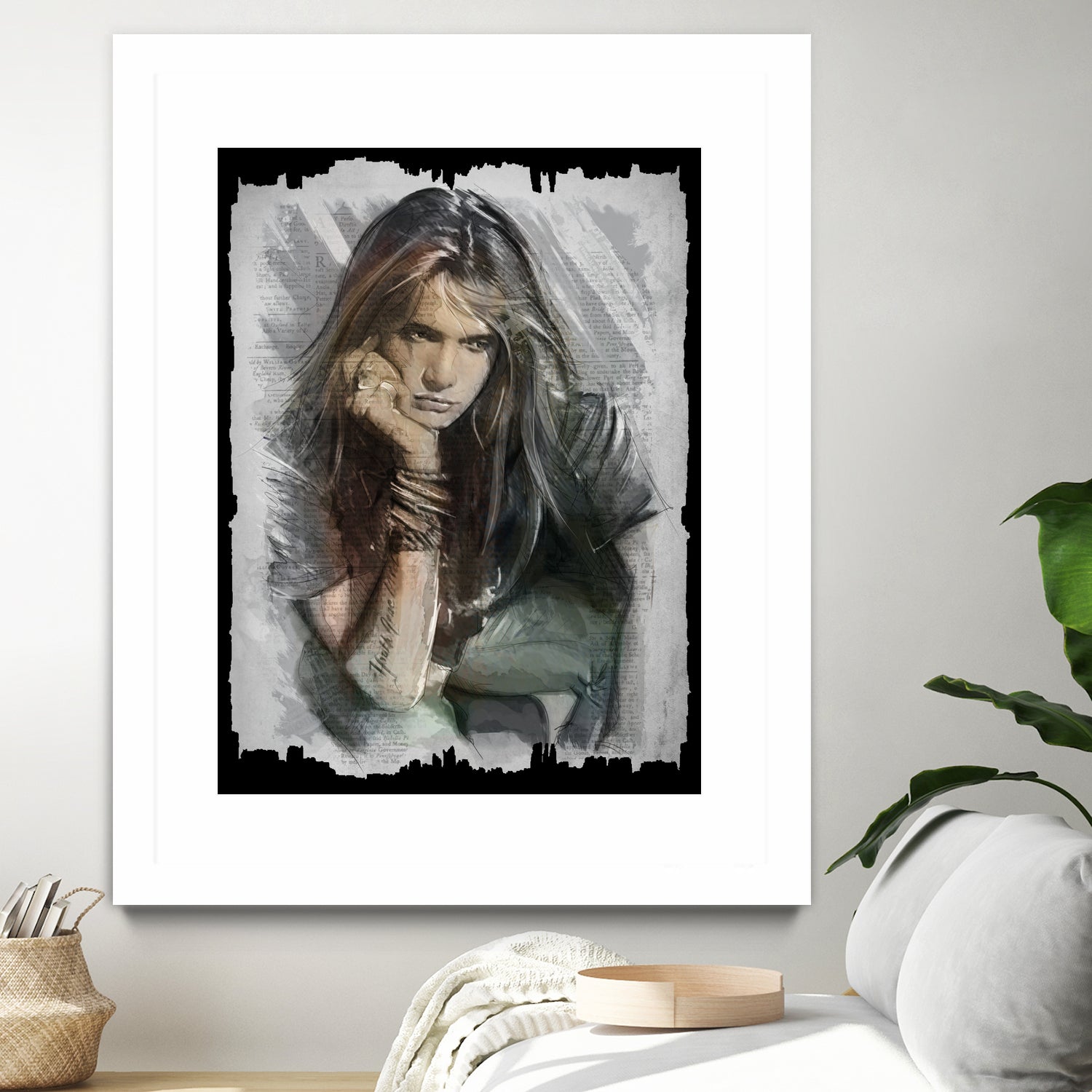 Sebastian Bach - Skid Row by Claudio Tosi on GIANT ART - blue digital painting