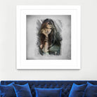 Sebastian Bach - Skid Row by Claudio Tosi on GIANT ART - blue digital painting