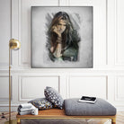 Sebastian Bach - Skid Row by Claudio Tosi on GIANT ART - blue digital painting