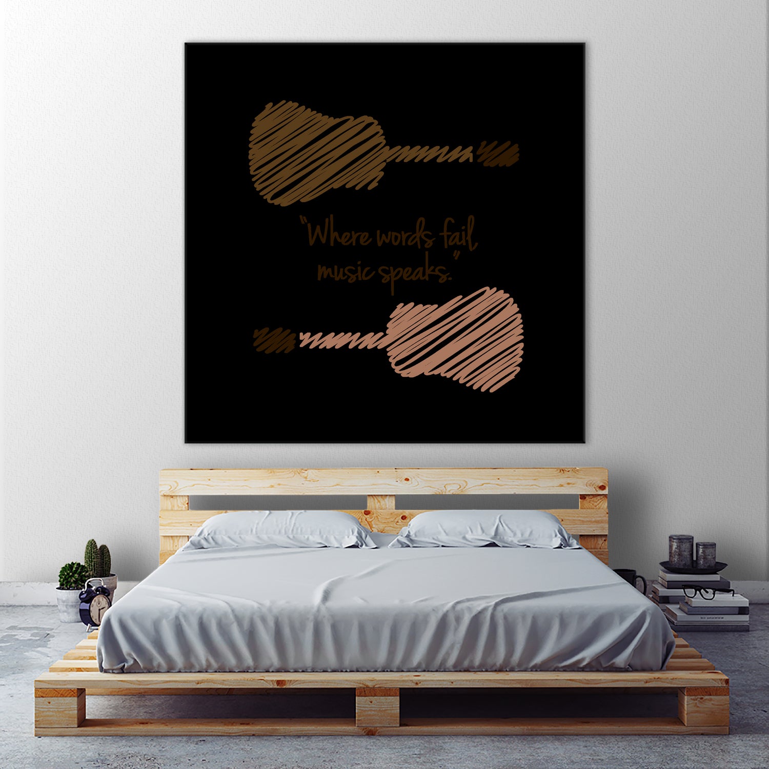 Where words fail, music speaks by Hans christian Andersen by Shawlin Mohd on GIANT ART - brown digital drawing