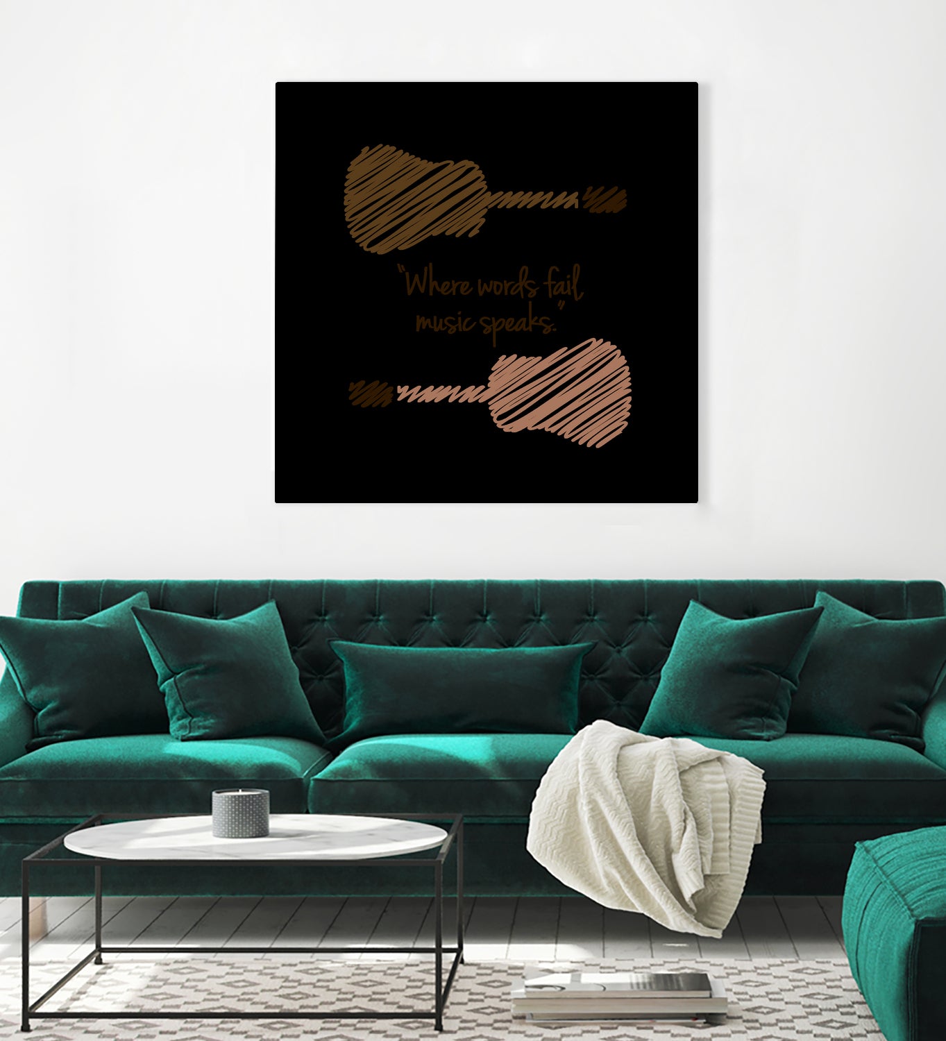 Where words fail, music speaks by Hans christian Andersen by Shawlin Mohd on GIANT ART - brown digital drawing