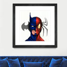 DC vs Marvel by Norik Imami on GIANT ART - blue digital drawing