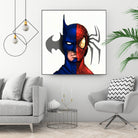 DC vs Marvel by Norik Imami on GIANT ART - blue digital drawing