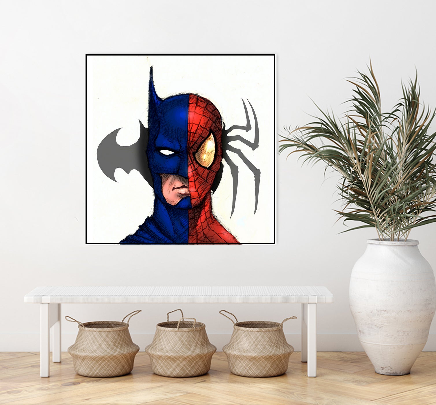 DC vs Marvel by Norik Imami on GIANT ART - blue digital drawing