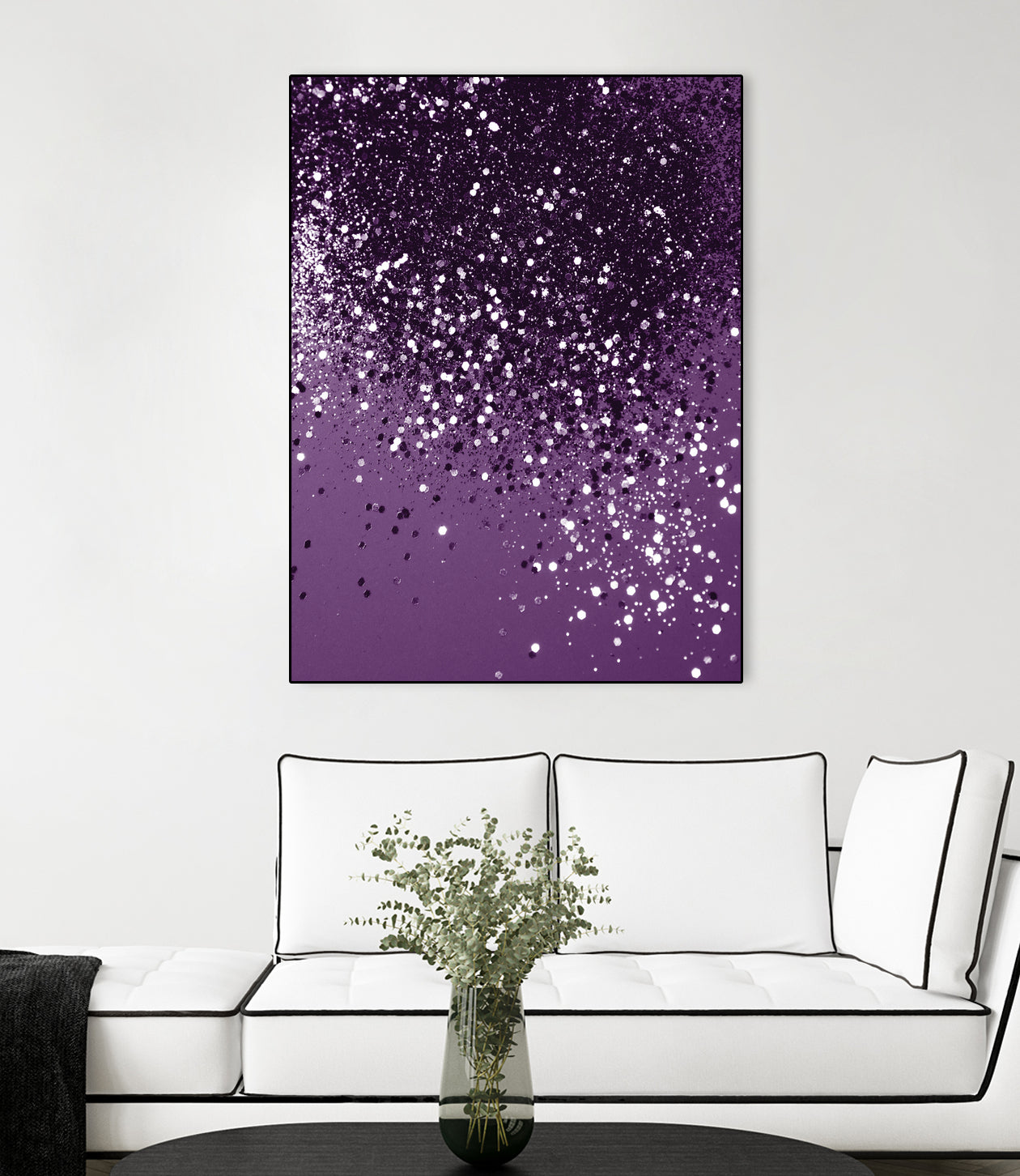 PURPLE Glitter Dream #1 #shiny #decor #art by Anita & Bella Jantz on GIANT ART - fuchsia photo manipulation