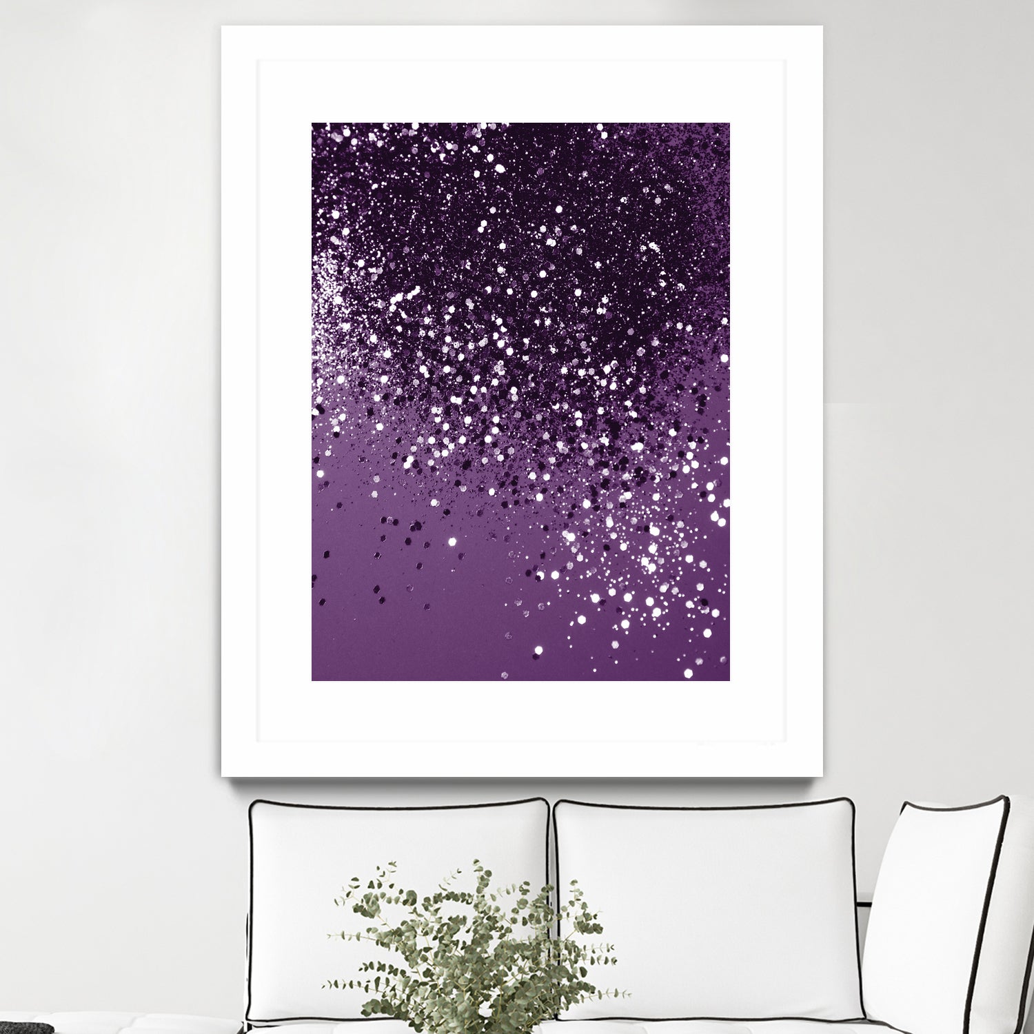 PURPLE Glitter Dream #1 #shiny #decor #art by Anita & Bella Jantz on GIANT ART - fuchsia photo manipulation