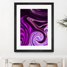 abstract waves by Haris Kavalla on GIANT ART - fuchsia photo illustration