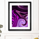 abstract waves by Haris Kavalla on GIANT ART - fuchsia photo illustration