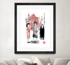 Spirited sumi-e by Antonio Camarena on GIANT ART - white digital painting