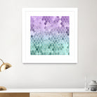 Mermaid Glitter Scales #1 #shiny #decor #art by Anita & Bella Jantz on GIANT ART - fuchsia photo illustration