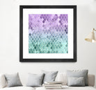 Mermaid Glitter Scales #1 #shiny #decor #art by Anita & Bella Jantz on GIANT ART - fuchsia photo illustration