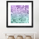 Mermaid Glitter Scales #1 #shiny #decor #art by Anita & Bella Jantz on GIANT ART - fuchsia photo illustration