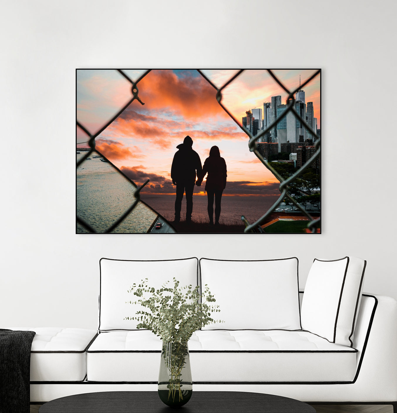 Free Love by GEN Z by Rigaud Mickaël on GIANT ART - orange photo illustration