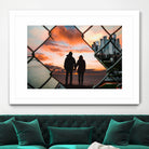 Free Love by GEN Z by Rigaud Mickaël on GIANT ART - orange photo illustration