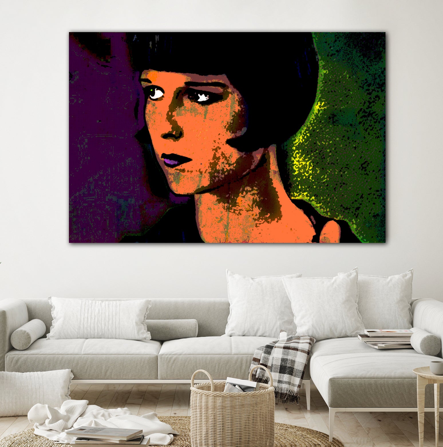 LOUISE BROOKS-2 by OTIS PORRITT on GIANT ART - orange digital painting