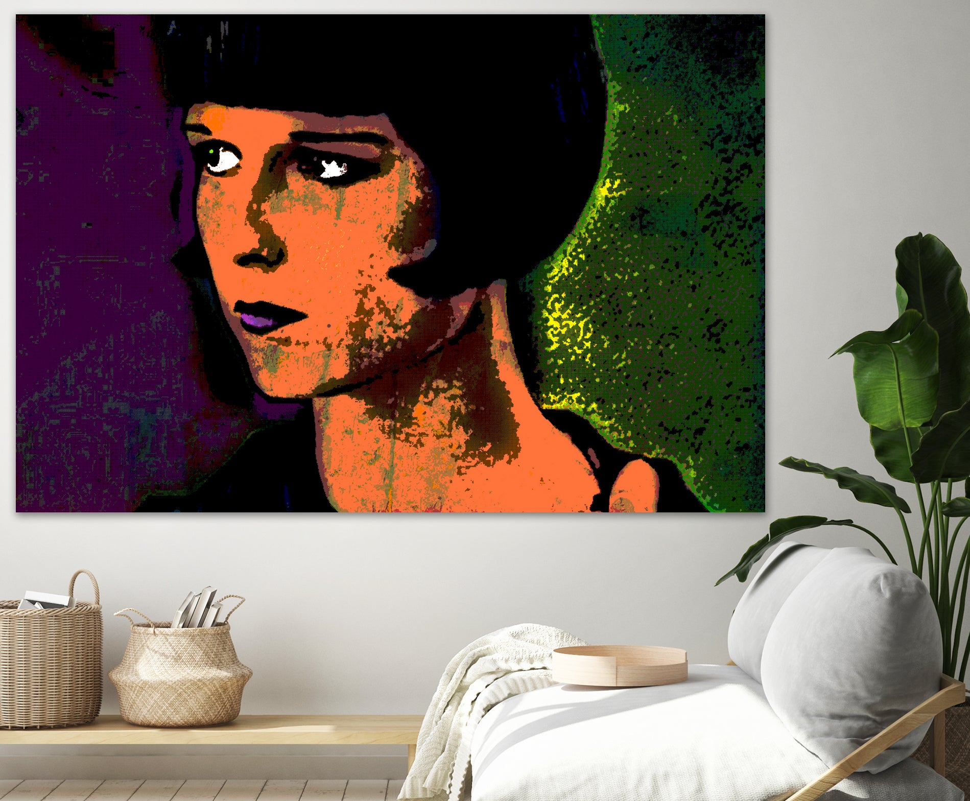 LOUISE BROOKS-2 by OTIS PORRITT on GIANT ART - orange digital painting