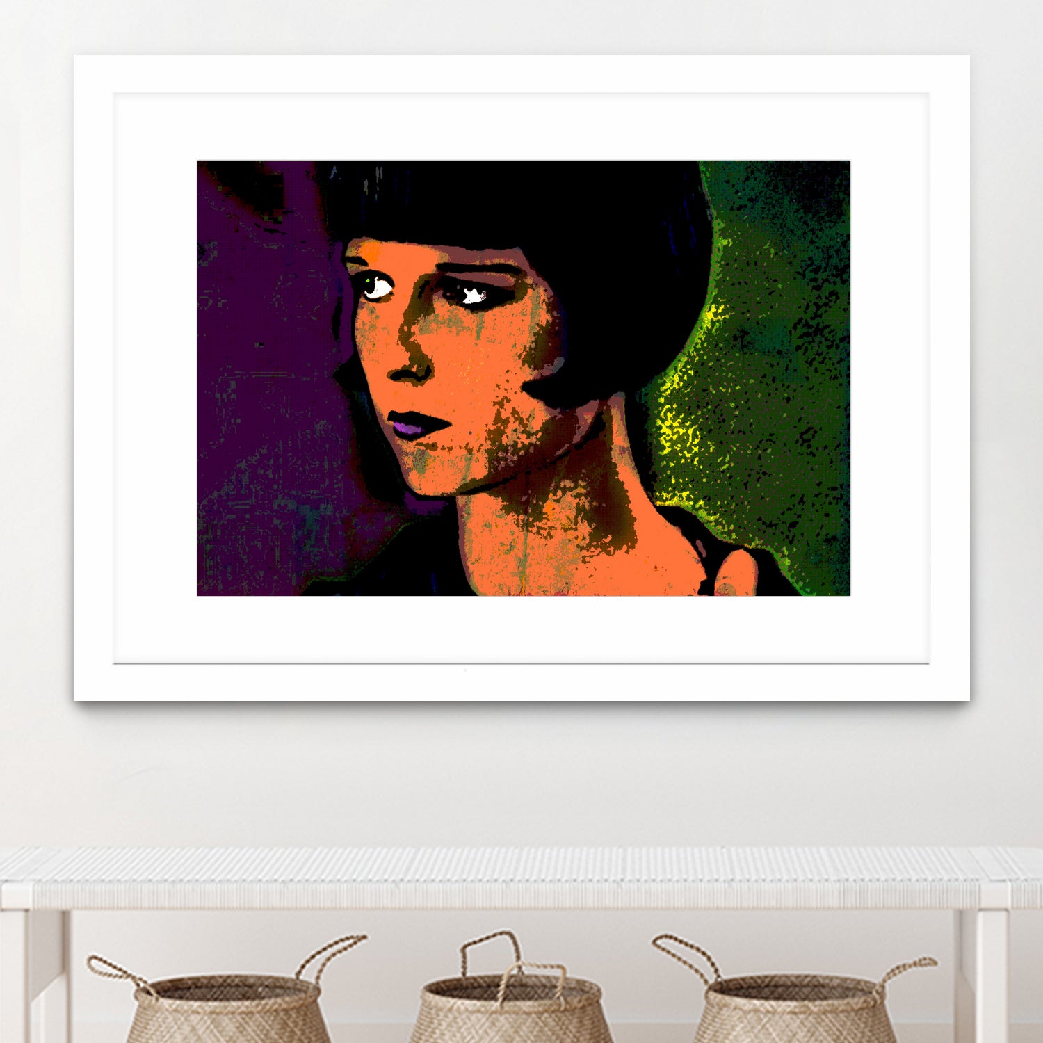 LOUISE BROOKS-2 by OTIS PORRITT on GIANT ART - orange digital painting