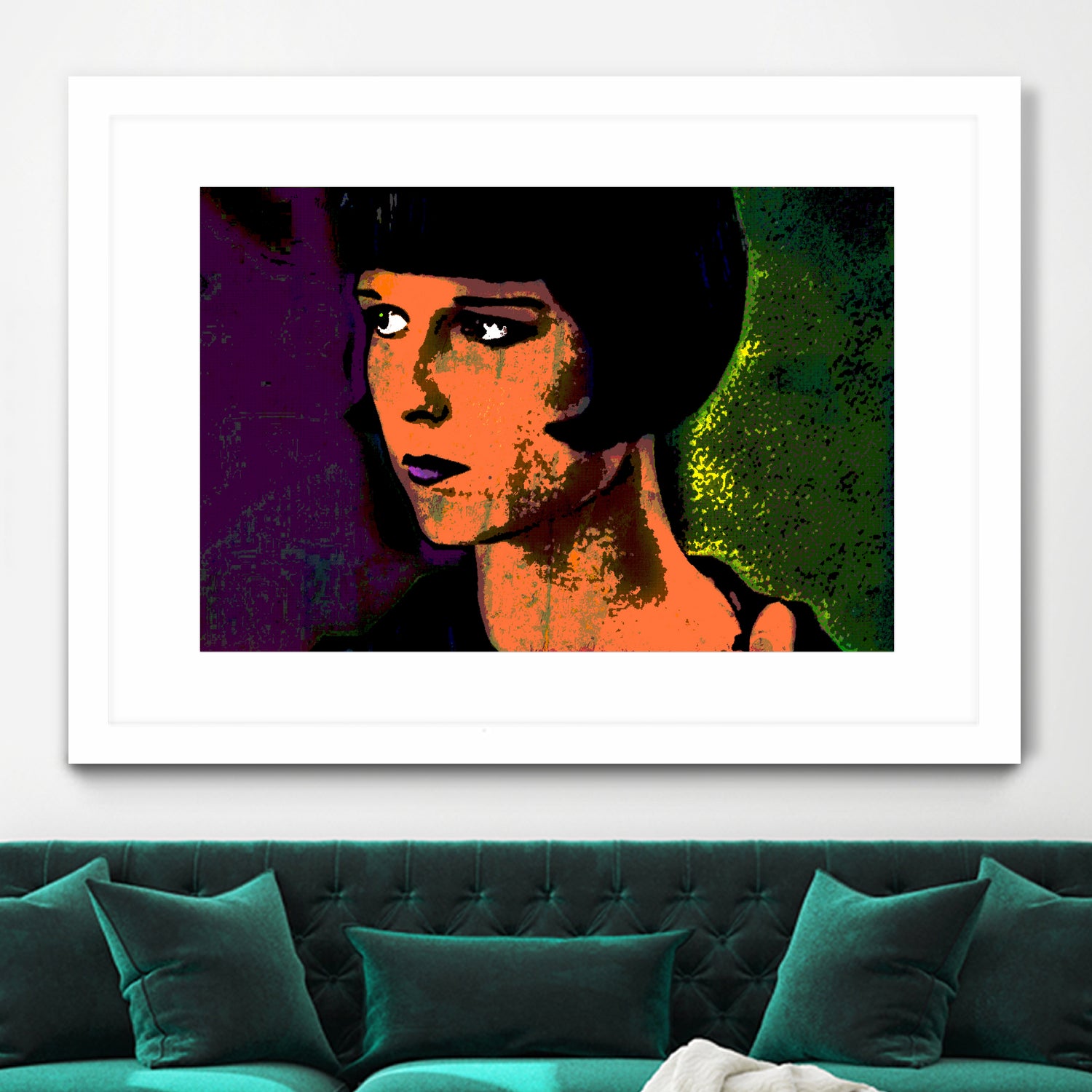 LOUISE BROOKS-2 by OTIS PORRITT on GIANT ART - orange digital painting