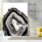 Agate Rose Gold Glitter Glam #4 #gem #decor #art by Anita & Bella Jantz on GIANT ART - gray photo illustration