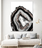 Agate Rose Gold Glitter Glam #4 #gem #decor #art by Anita & Bella Jantz on GIANT ART - gray photo illustration