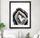 Agate Rose Gold Glitter Glam #4 #gem #decor #art by Anita & Bella Jantz on GIANT ART - gray photo illustration